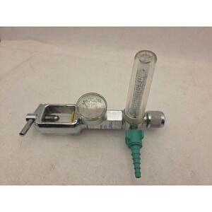 Erie Model 477 Oxygen Flow Meter Regulator - Tested Working